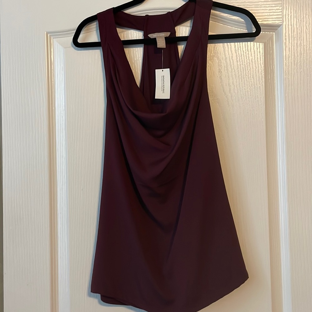 NWT Banana Republic small purple top